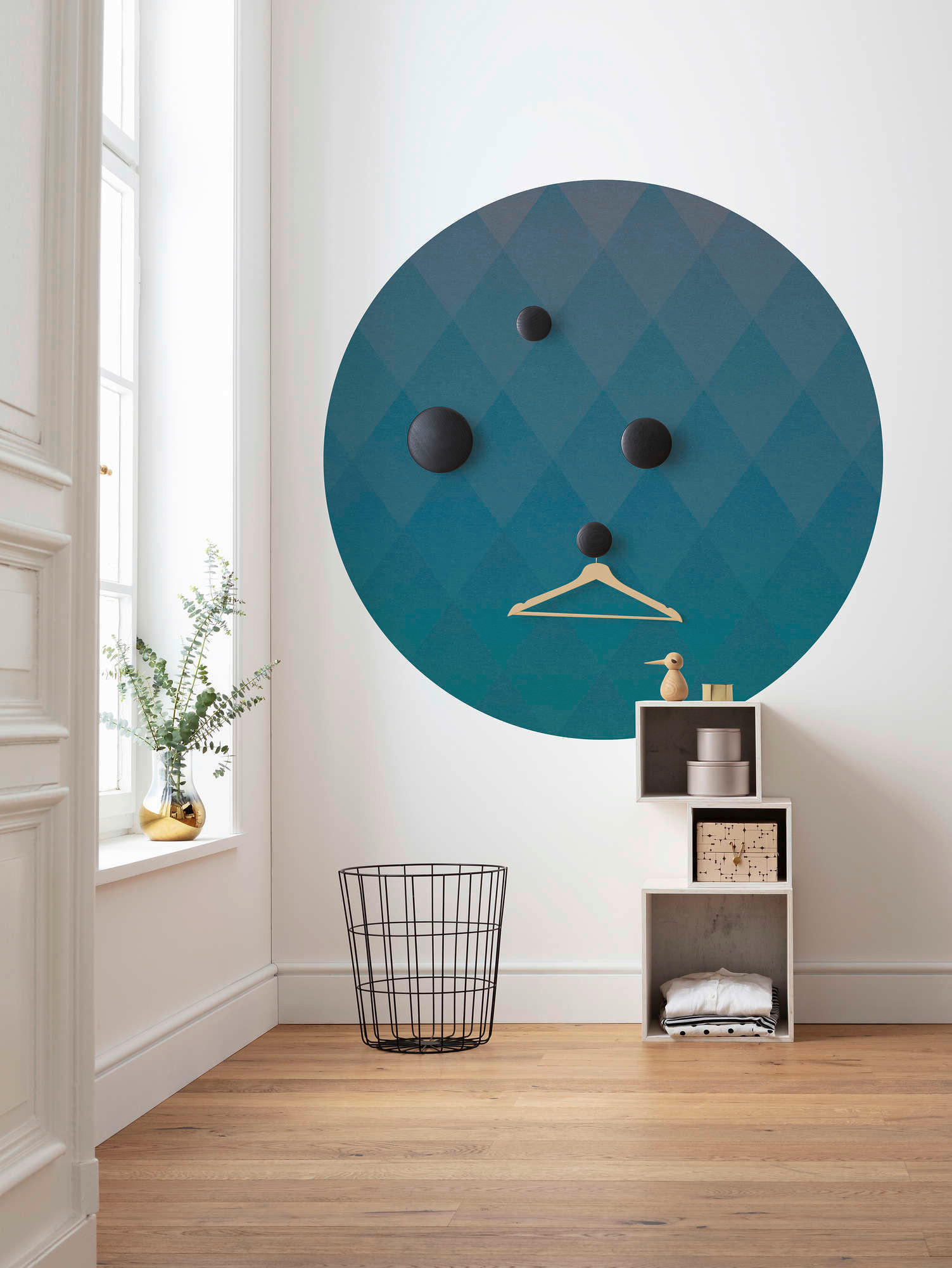 FOTOTAPET  - turkos, Trend, papper (125cm) - Komar
