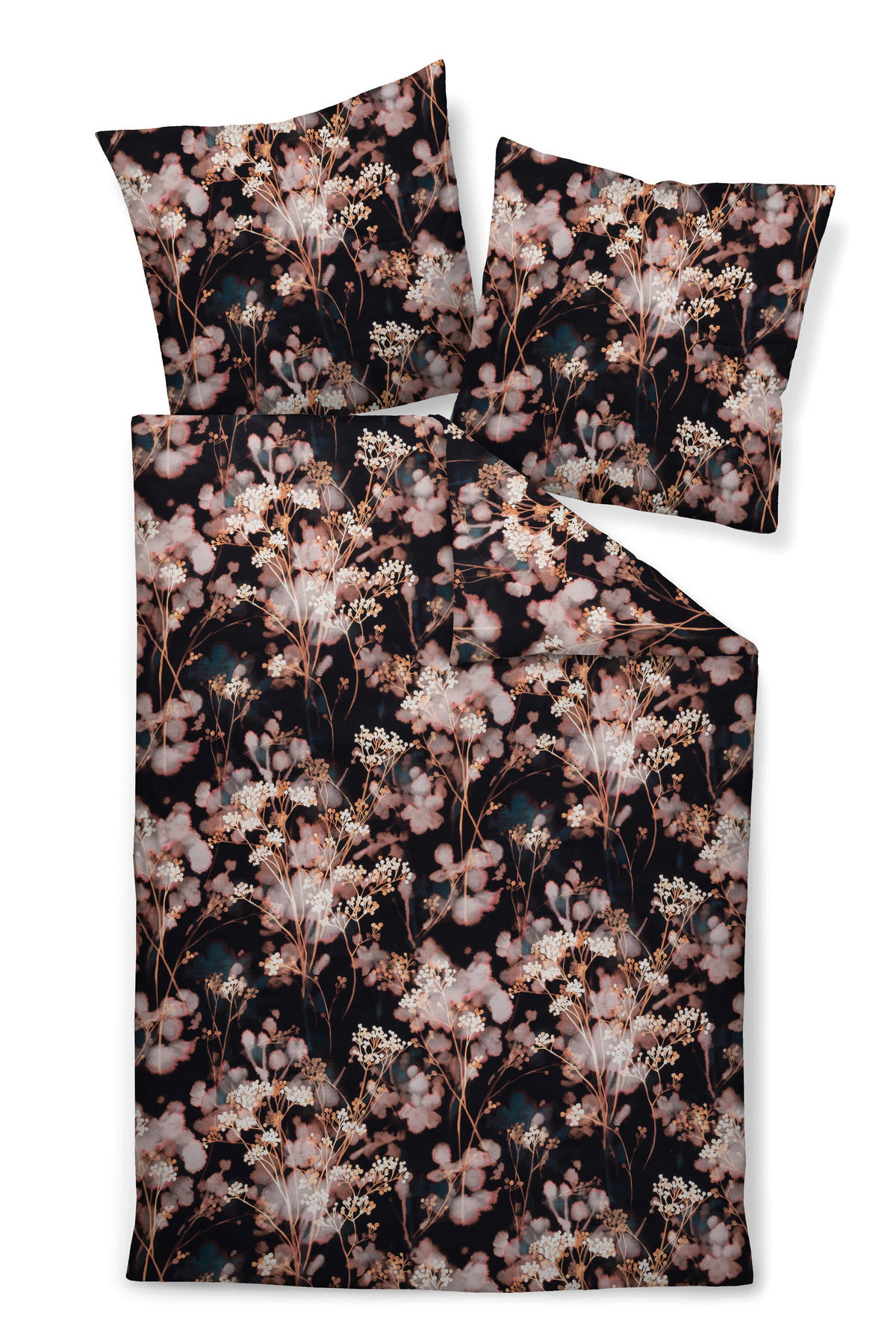 BETTWÄSCHE 155/220 cm  - Braun, Design, Textil (155/220cm) - Janine