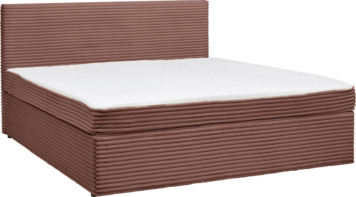 BOXBETT 200/200 cm,  in Altrosa,  - Altrosa, MODERN, Holz/Textil (200/200cm) - MID.YOU