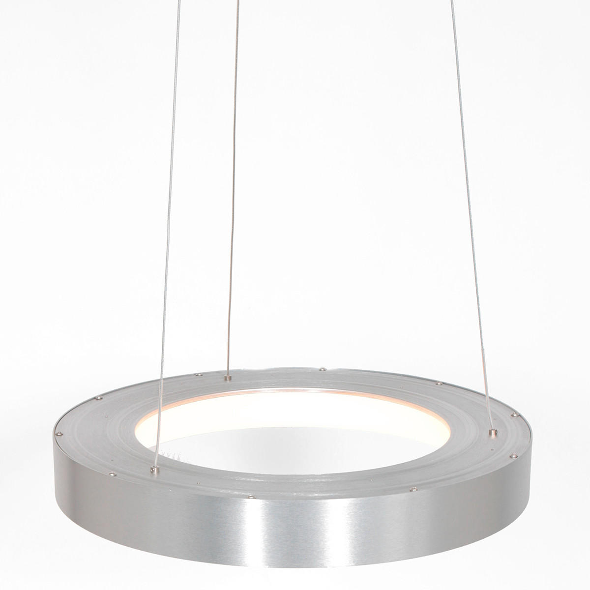 PENDELLEUCHTE 48/165 cm  - Edelstahlfarben, Design, Kunststoff/Metall (48/165cm)