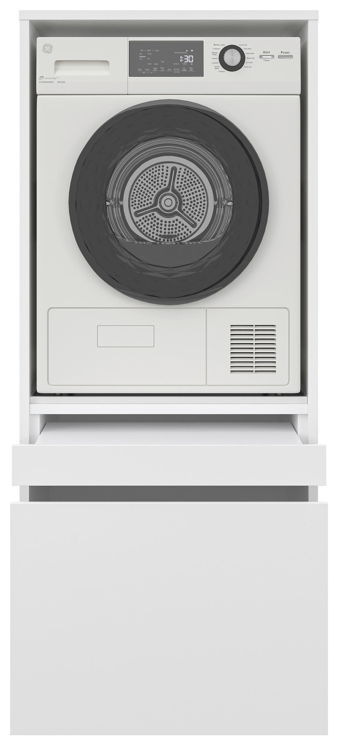 WASCHMASCHINENSCHRANK 67,5/151,8/67,5 cm  in Weiß  - Weiß, Basics, Holzwerkstoff (67,5/151,8/67,5cm) - Xora