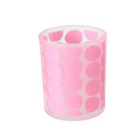 WINDLICHT - Weiss/Pink, Basics, Glas (9/10cm)