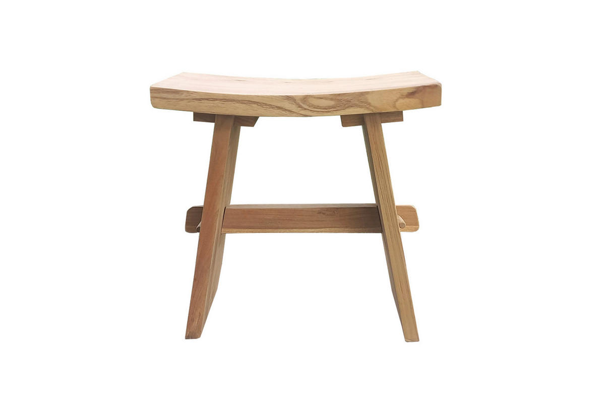 GARTENHOCKER  - Naturfarben, Design, Holz (45/45/25cm) - Livetastic