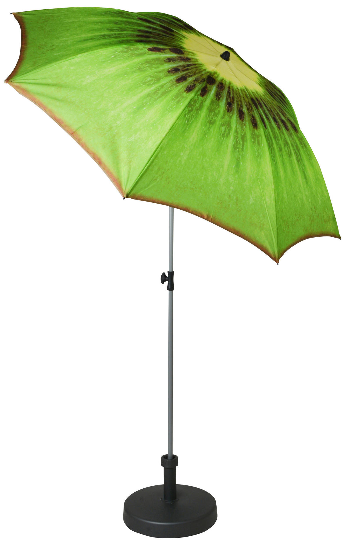 SONNENSCHIRM  200/200 cm  - Silberfarben/Grün, Design, Textil/Metall (200/200cm) - Doppler