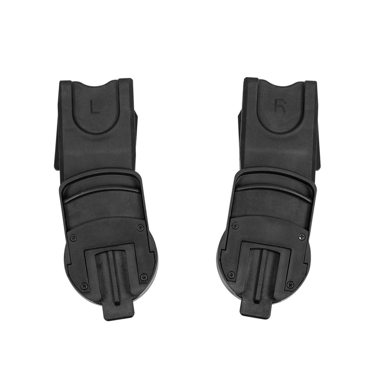 GESCHWISTERWAGEN Grow N Care  - Dunkelgrau/Schwarz, Basics, Textil/Metall (109/60/107-115cm) - Hauck