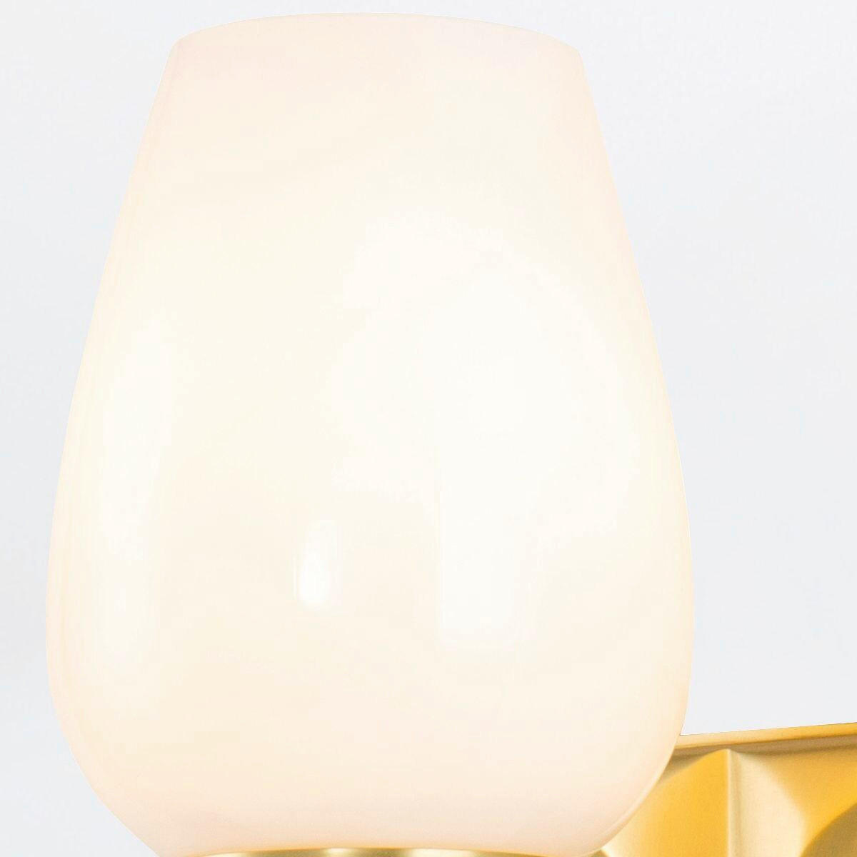 WANDLEUCHTE Quintiesse 26,7/15,2/17,8 cm  - Messingfarben, KONVENTIONELL, Glas/Metall (26,7/15,2/17,8cm) - Elstead Lighting