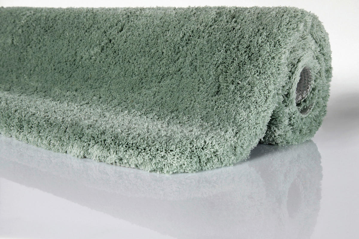 BADTEPPICH Grün, Petrol 60/100 cm  - Petrol/Grün, Basics, Kunststoff/Textil (60/100cm) - WECON HOME BASIC