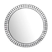 WANDSPIEGEL Schwarz  - Schwarz, Design, Glas/Holzwerkstoff (60/60/3cm) - Livetastic