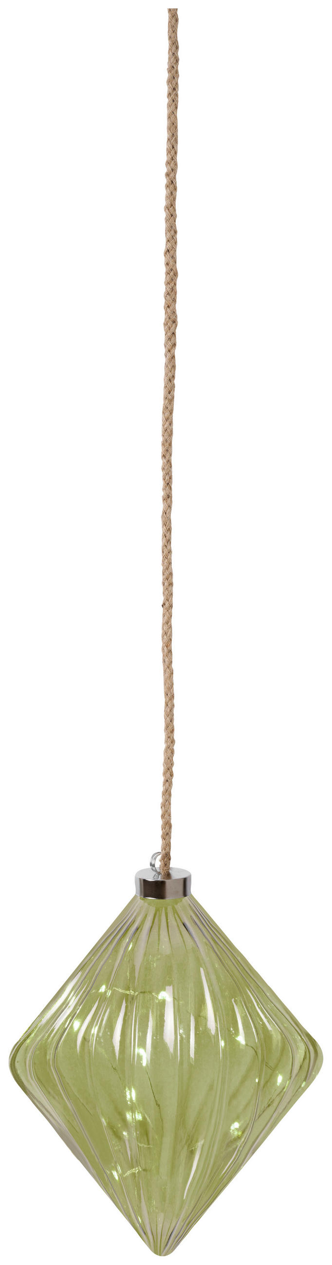 ZÁVESNÁ DEKORÁCIA - zelená, Trend, sklo (20/21cm) - Ambia Home