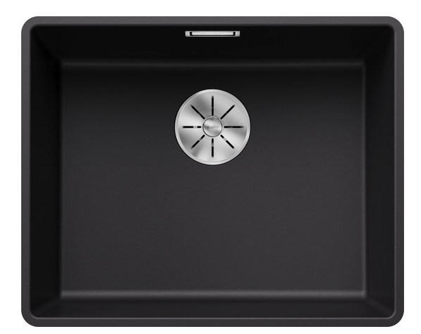 SPÜLE Subline  - Schwarz, Basics, Stein (52,7/20,3/42,7cm) - Blanco