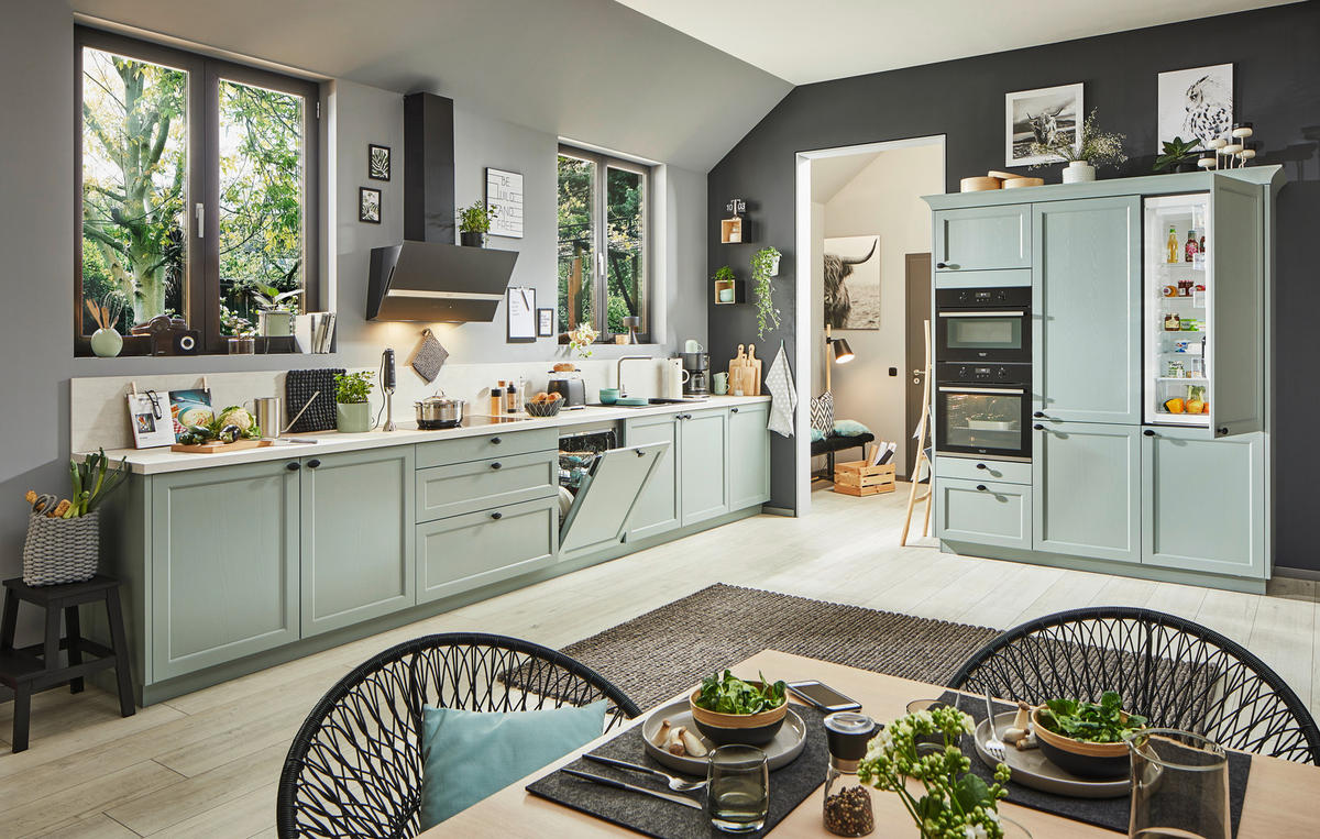 EINBAUKÜCHE BRISTOL SELECTION  - LIFESTYLE, Holzwerkstoff - Moderano