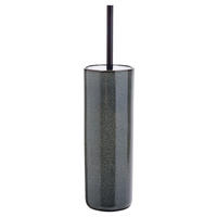 WC-BÜRSTENHALTER - Schwarz/Olivgrün, Basics, Keramik (10/38,5cm) - Aquanova