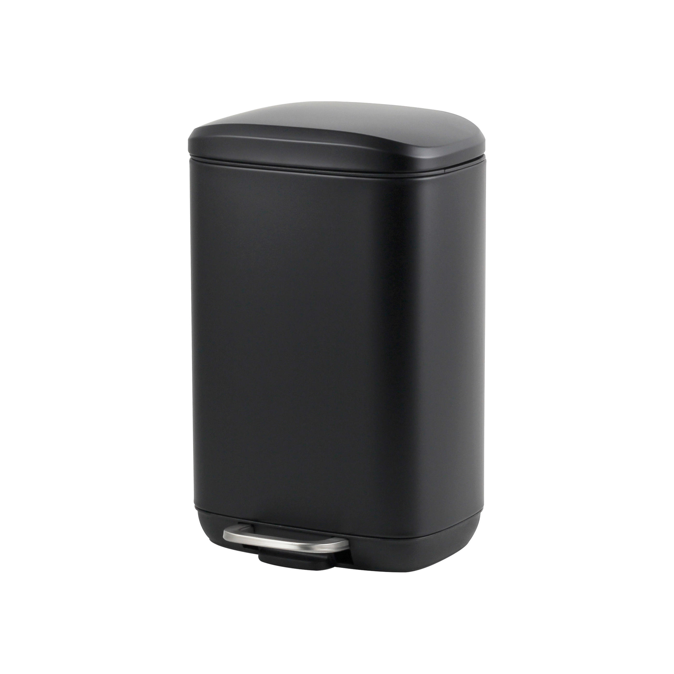 TRETEIMER 5 L  - Schwarz, Basics, Kunststoff/Metall (21/32,7/19,5cm) - Novel