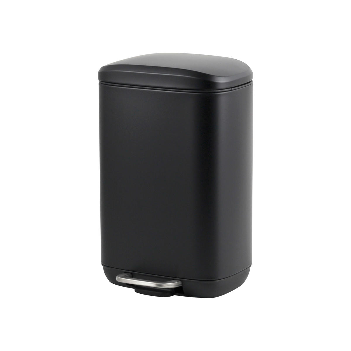 TRETEIMER 5 L  - Schwarz, Basics, Kunststoff/Metall (21/32,7/19,5cm) - Novel