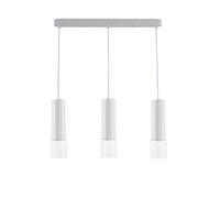 ZÁVĚSNÉ SVÍTIDLO, 50/7/150 cm  - bílá, Basics, sklo (50/7/150cm)