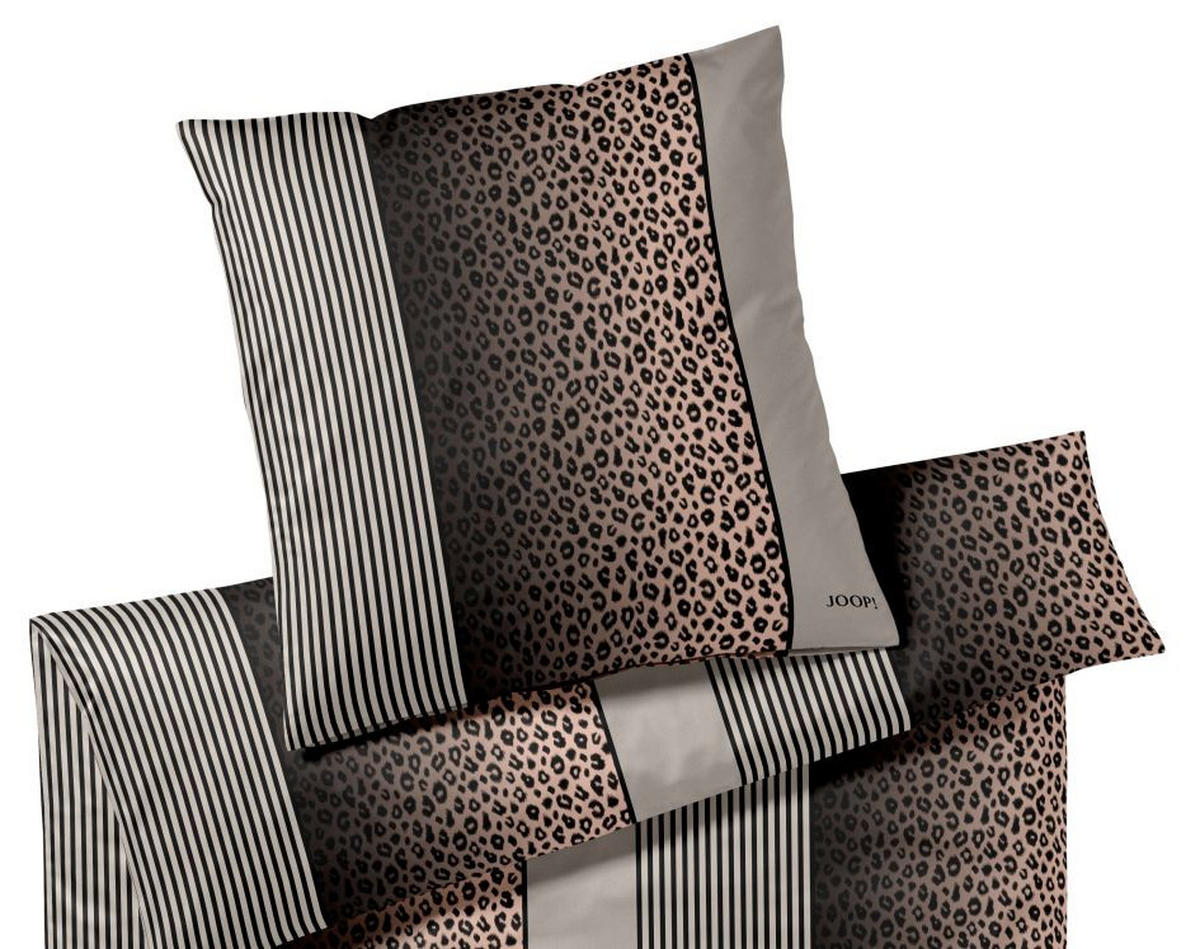POVLEČENÍ, makosatén, šedohnědá, 140/200 cm  - šedohnědá, Trend, textil (140/200cm) - Joop!