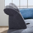 ECKSOFA Dunkelbraun Chenille  - Chromfarben/Dunkelbraun, Design, Textil (242/313cm) - Xora