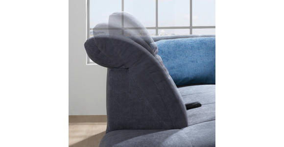 ECKSOFA Dunkelbraun Chenille  - Chromfarben/Dunkelbraun, Design, Textil (242/313cm) - Xora