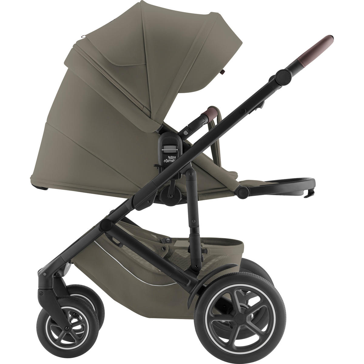 KINDERWAGENSET Smile 5Z Set  - Olivgrün/Grau, Basics, Textil/Metall (57/112/97,7cm) - Britax Römer