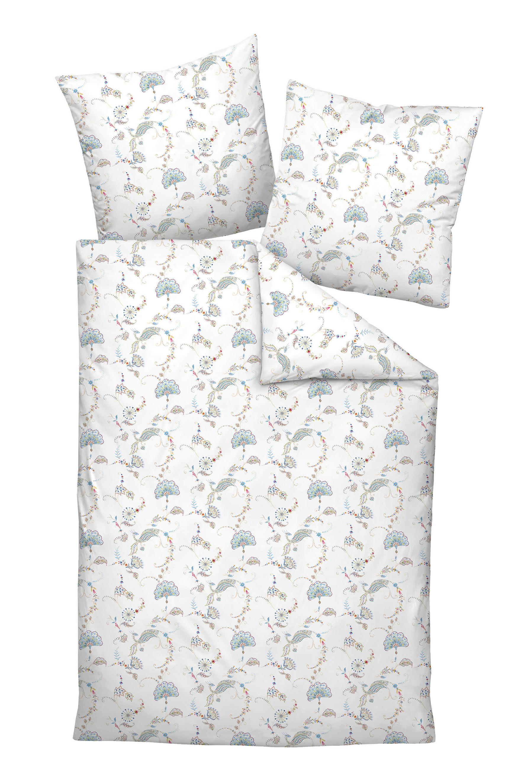 POSTEĽNÁ BIELIZEŇ, makosatén, viacfarebná, 140/200 cm  - viacfarebná, Modern, textil (140/200cm) - Janine