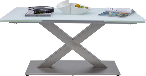 Esstisch Rechteckig Weiss Edelstahlfarben Online Kaufen Xxxlutz