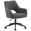 DREHSTUHL Webstoff Schwarz, Dunkelgrau  - Dunkelgrau/Schwarz, MODERN, Textil/Metall (59/83-90/61,5cm) - MID.YOU