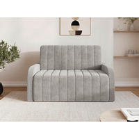 SCHLAFSOFA ALASKA 120 Grau  inkl. Schlaffunktion, Stauraum  - Schwarz/Grau, Design, Kunststoff/Textil (141/90/104cm) - MID.YOU