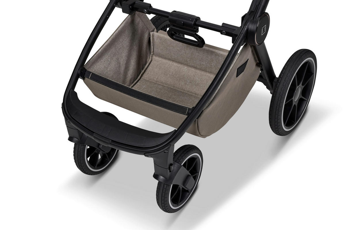 KOMBINIRANA DJEČJA KOLICA  Resea+  - boje blata/crna, Basics, tekstil (98.5/58/122cm) - Moon
