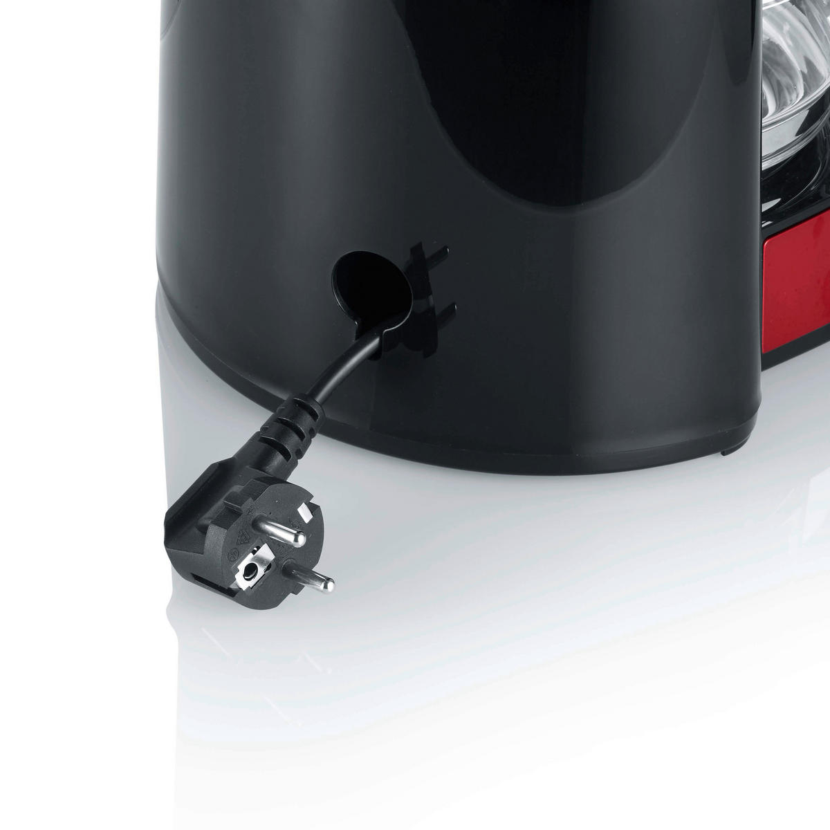 KAFFEEMASCHINE SEVERIN KA 4817  - Rot/Schwarz, Glas/Kunststoff (29/23/34cm) - Severin