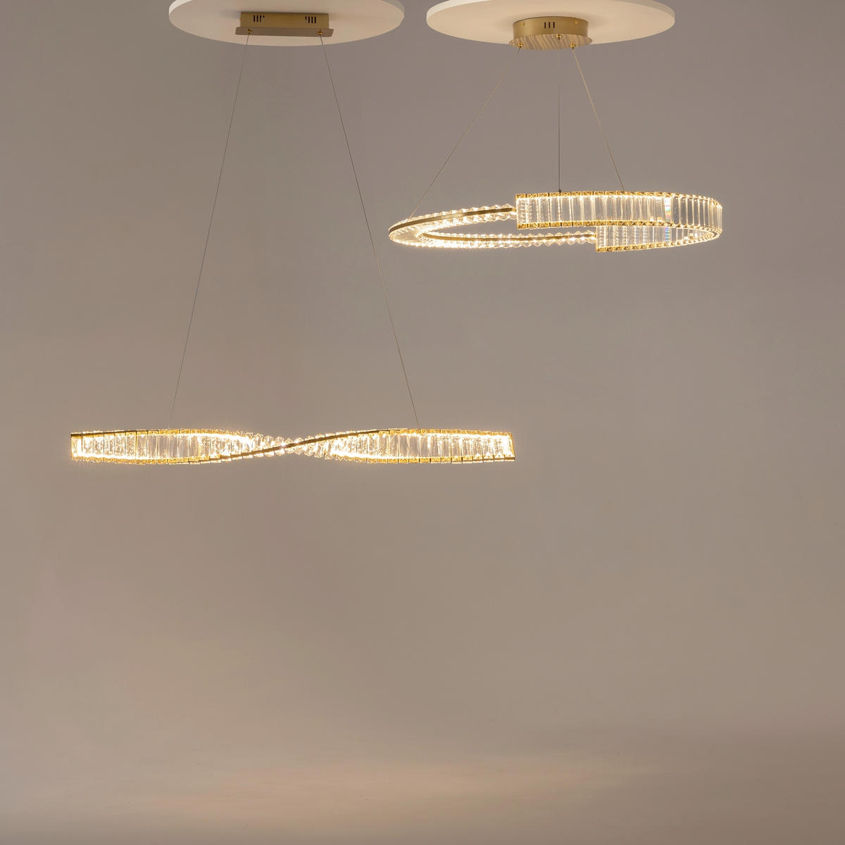 PENDELLEUCHTE Krone 100/311.1/8 cm  - Messingfarben, Design, Metall (100/311.1/8cm) - MAYTONI