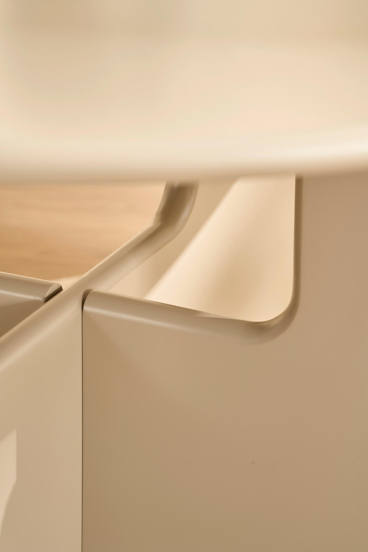 ESSTISCH 140/140/75 cm Nachbildung  Holzwerkstoff rund Greige  - Greige, MODERN, Holzwerkstoff (140/140/75cm) - Livetastic