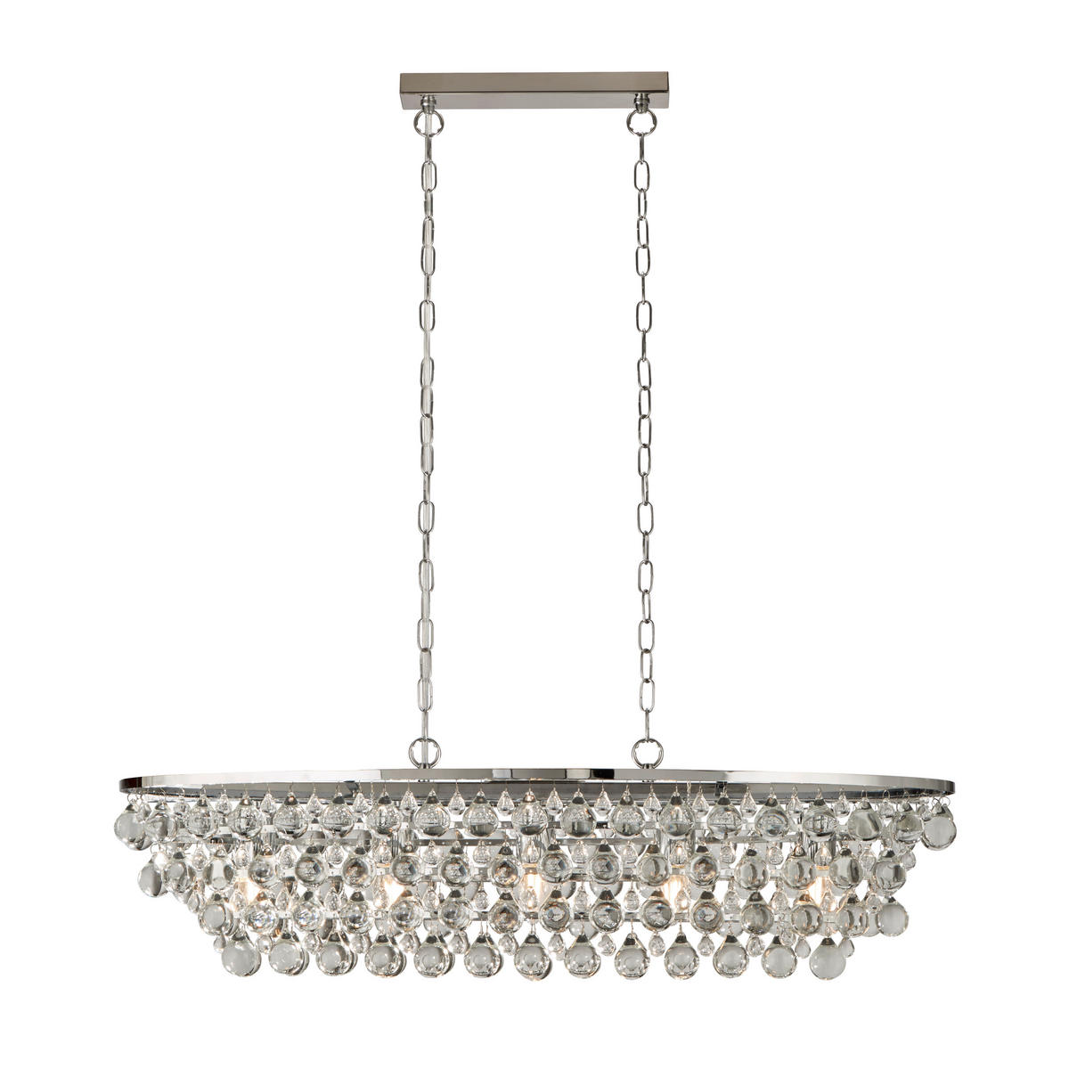HÄNGELEUCHTE Michelle 30/28/92 cm   - Design, Glas/Metall (30/28/92cm) - Searchlight