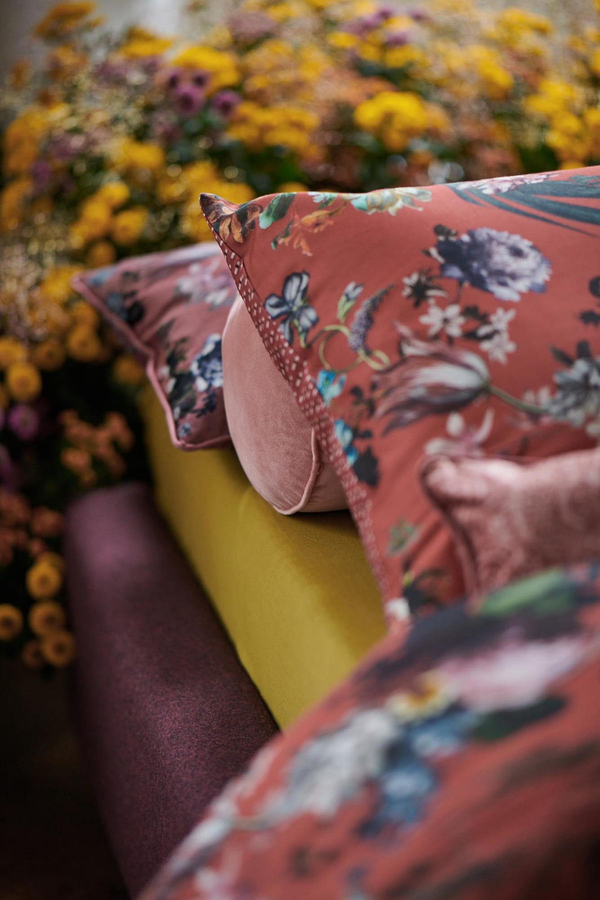 WENDEBETTWÄSCHE SS22 Satin  - Rot, KONVENTIONELL, Textil (155/220cm) - Essenza