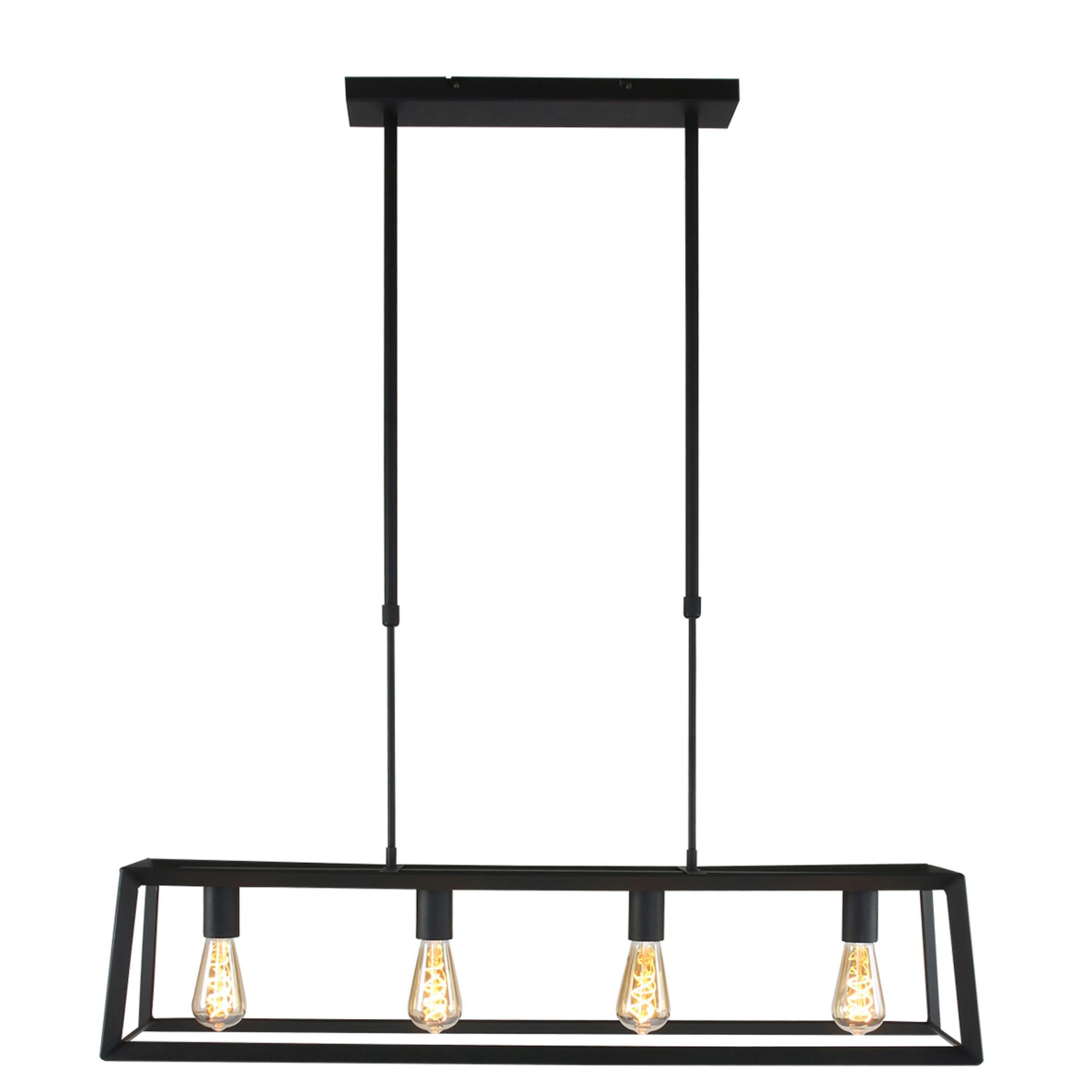XXXLutz Pendelleuchte Schwarz 20x90x100 cm