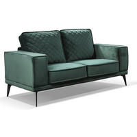 DVOSJED drvo, metal, tekstil  tamno zelena    - tamno zelena/crna, Trend, drvo/metal (152/84/88cm) - Xora