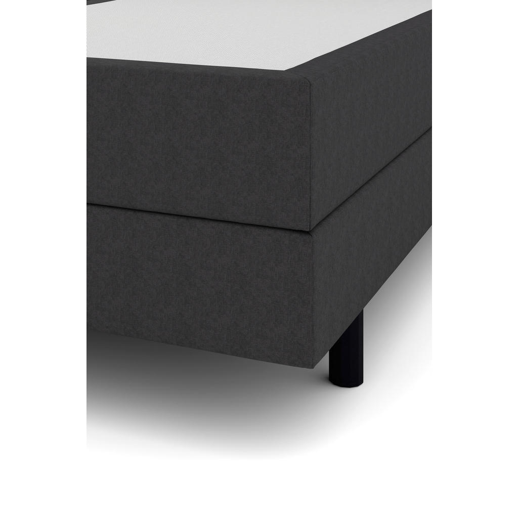 Thumbnail - Musterring Boxspringbett, Anthrazit, Textil, H2 + H3, 7-Zonen, Höhe ca. 22 cm, 200x200 cm, Dgm, Über- und Sondergrößen e...