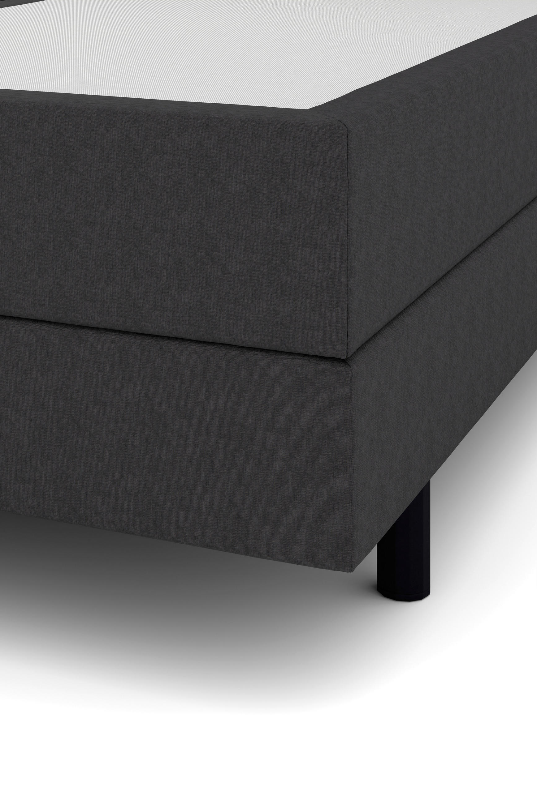 Thumbnail - Musterring Boxspringbett, Anthrazit, Textil, H2 + H4, 7-Zonen, Höhe ca. 22 cm, 160x200 cm, Dgm, Über- und Sondergrößen e...