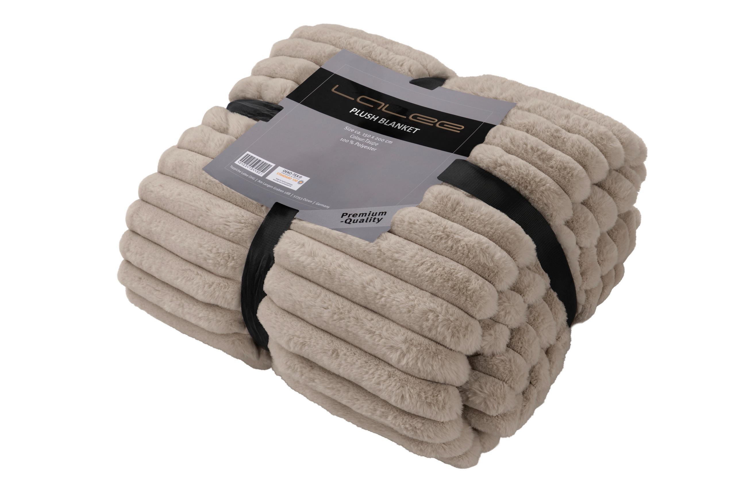 FELLDECKE 150/200 cm  - Taupe, Basics, Textil (150/200cm)