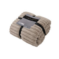 FELLDECKE 150/200 cm  - Taupe, Basics, Textil (150/200cm)