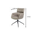 ARMLEHNSTUHL  Stoffauswahl, Sitzfläche 360° drehbar, automatische Rückholfunktion Webstoff  Grau, Schwarz  - Schwarz/Grau, Design, Textil/Metall (62/92/66cm) - Dieter Knoll