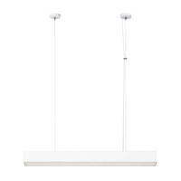 LED-HÄNGELEUCHTE Mira  120/80/6 cm  - Weiß, Design, Metall (120/80/6cm)