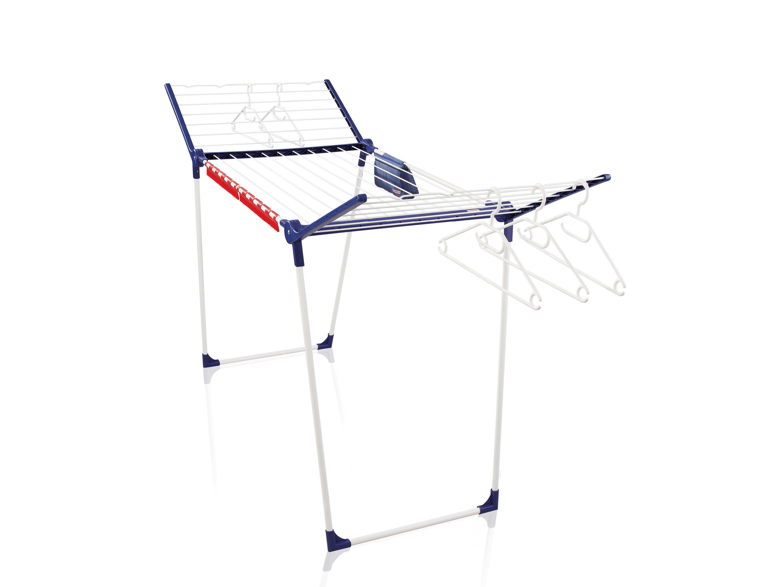 Wäscheständer Pegasus 200 PEGASUS 157/66/87 cm  - Blau/Weiß, Basics, Kunststoff/Metall (157/66/87cm) - Leifheit