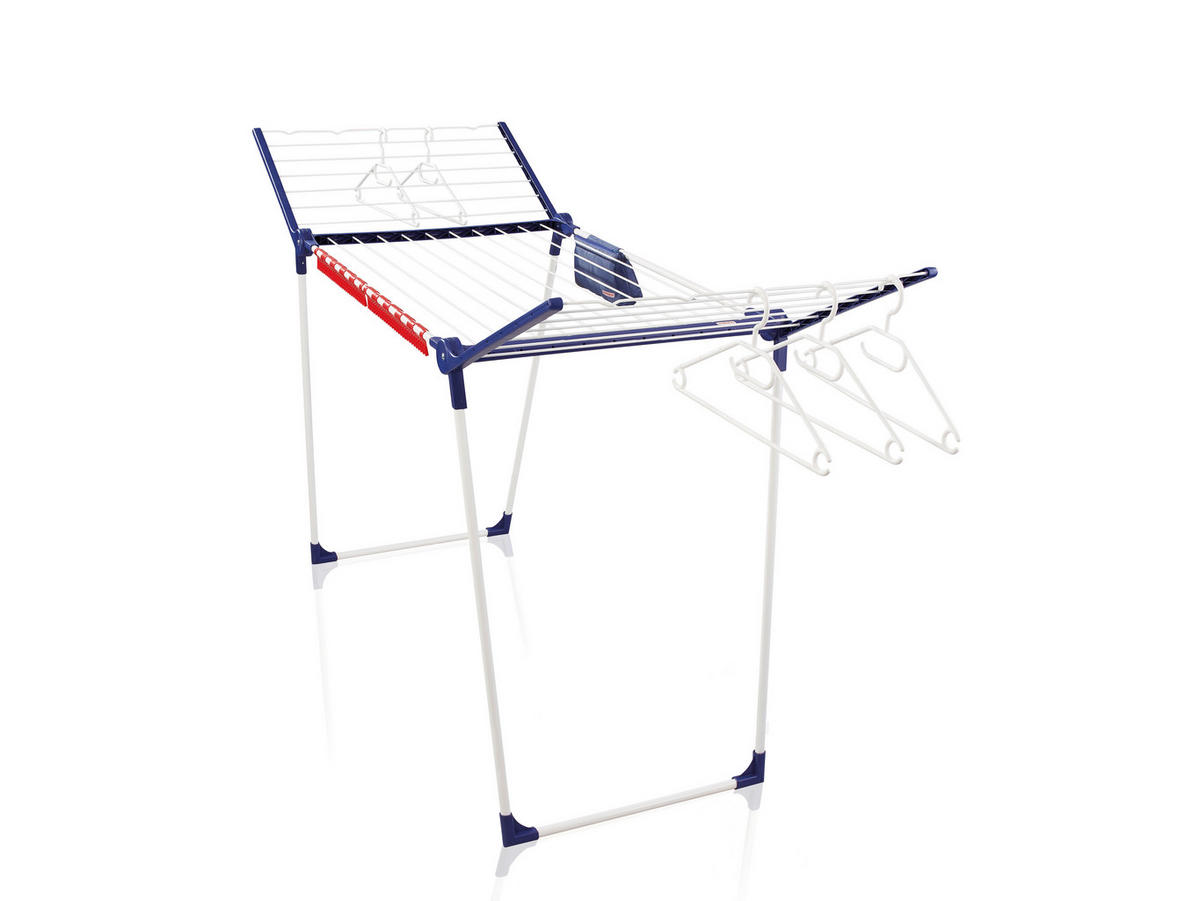 Wäscheständer Pegasus 200 PEGASUS 157/66/87 cm  - Blau/Weiß, Basics, Kunststoff/Metall (157/66/87cm) - Leifheit