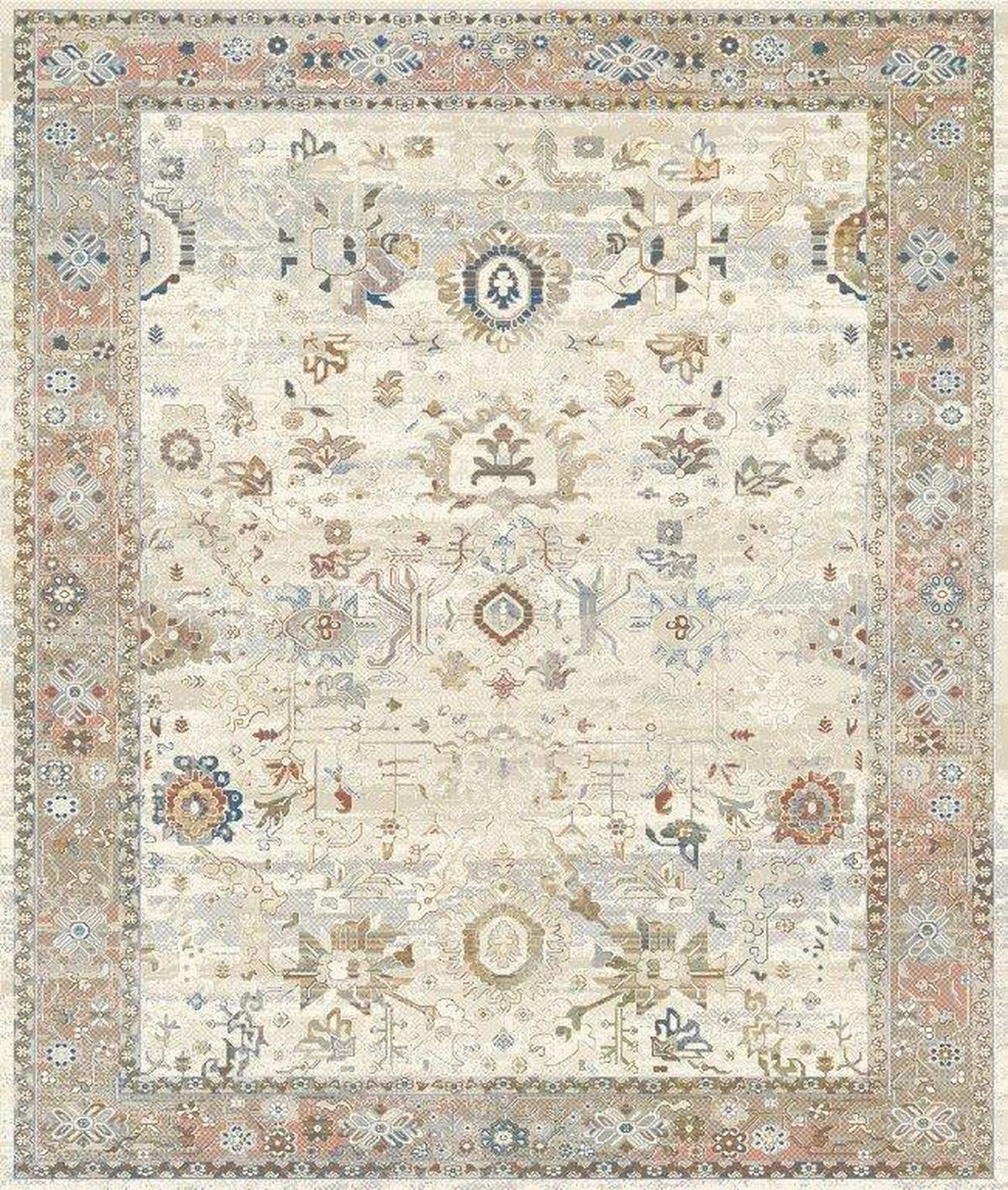 VINTEDŽ TEPIH  krem     - krem, Lajfstajl, tekstil (200/285cm) - Novel