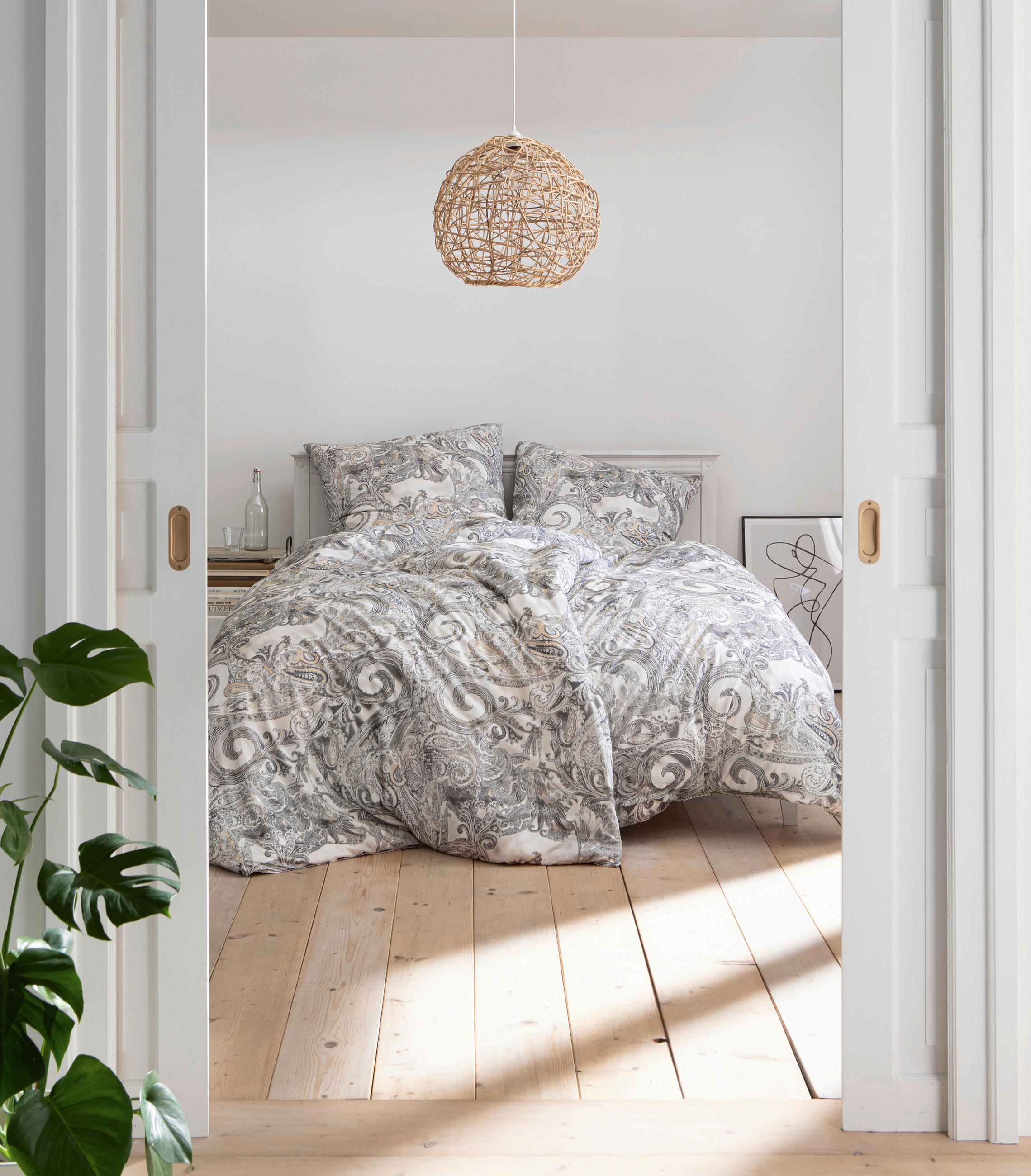 BETTWÄSCHE Interlock-Jersey 135/200 cm  - Beige, Design, Textil (135/200cm) - Estella