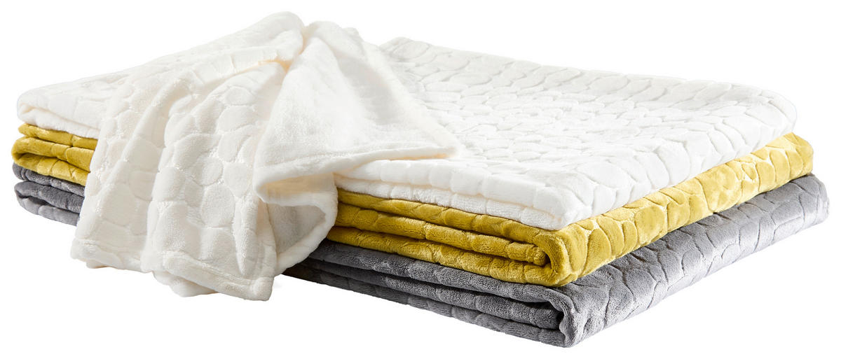 FLEECEDECKE 140/190 cm  - Anthrazit, Textil (140/190cm) - Novel