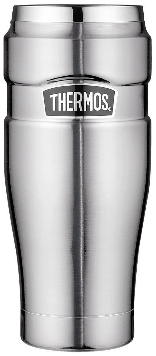THERMOBECHER 0,47 L  - Edelstahlfarben, Basics, Metall (0,47l) - Thermos