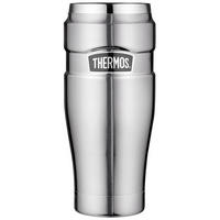 THERMOBECHER 0,47 L  - Edelstahlfarben, Basics, Metall (0,47l) - Thermos