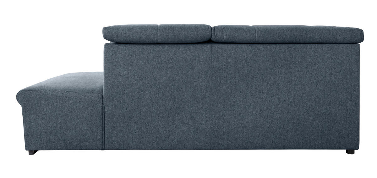 WOHNLANDSCHAFT Dunkelblau  - Dunkelblau/Grau, Design, Textil/Metall (173/328/215cm) - MID.YOU
