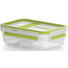 CLIPBOX 0,8 l - Transparent/Grün, KONVENTIONELL, Kunststoff (0,8l) - EMSA